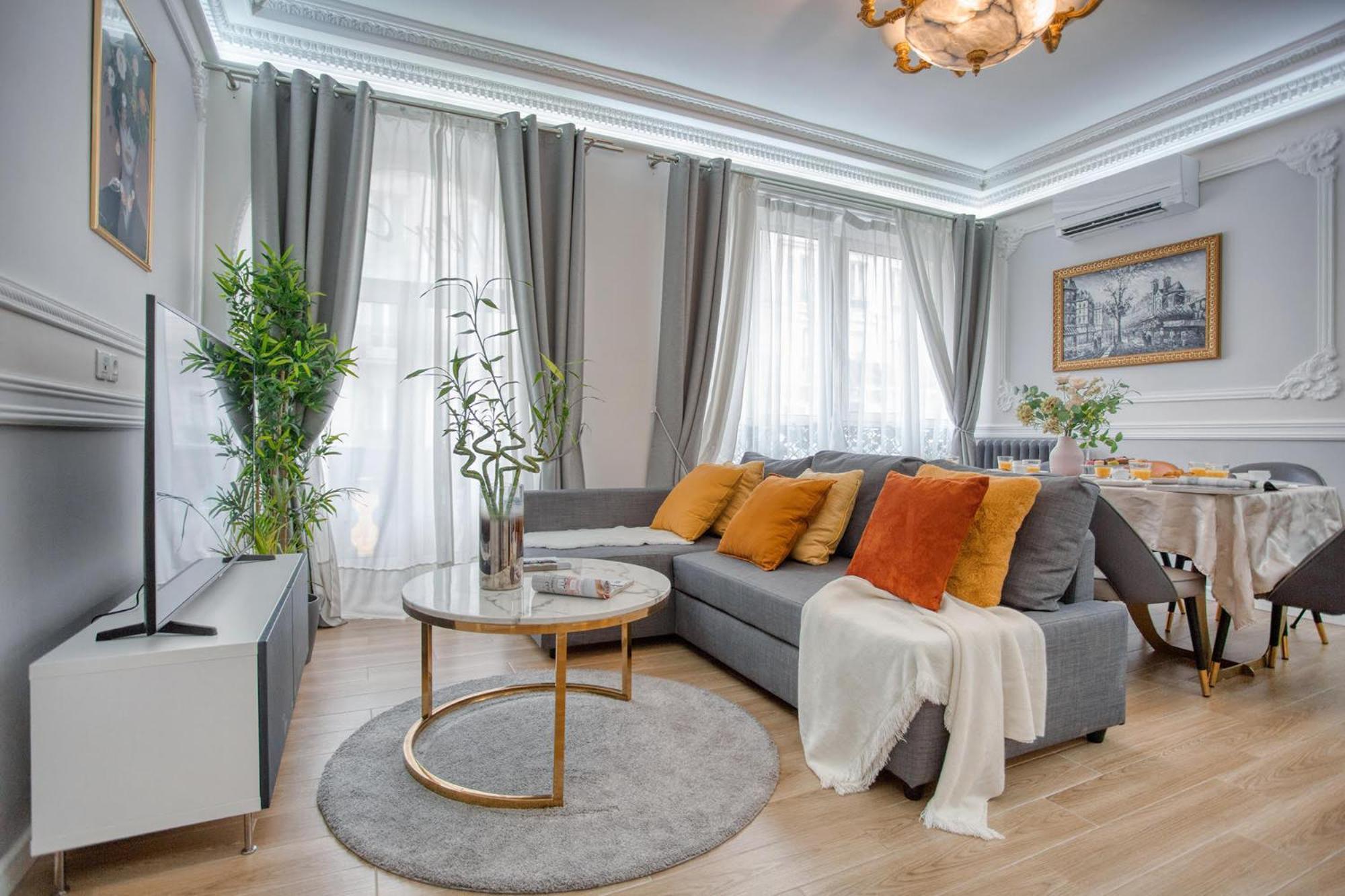 Charmant 150M2 5Ch Romantic - Centre Ville - Clim Paris Dış mekan fotoğraf