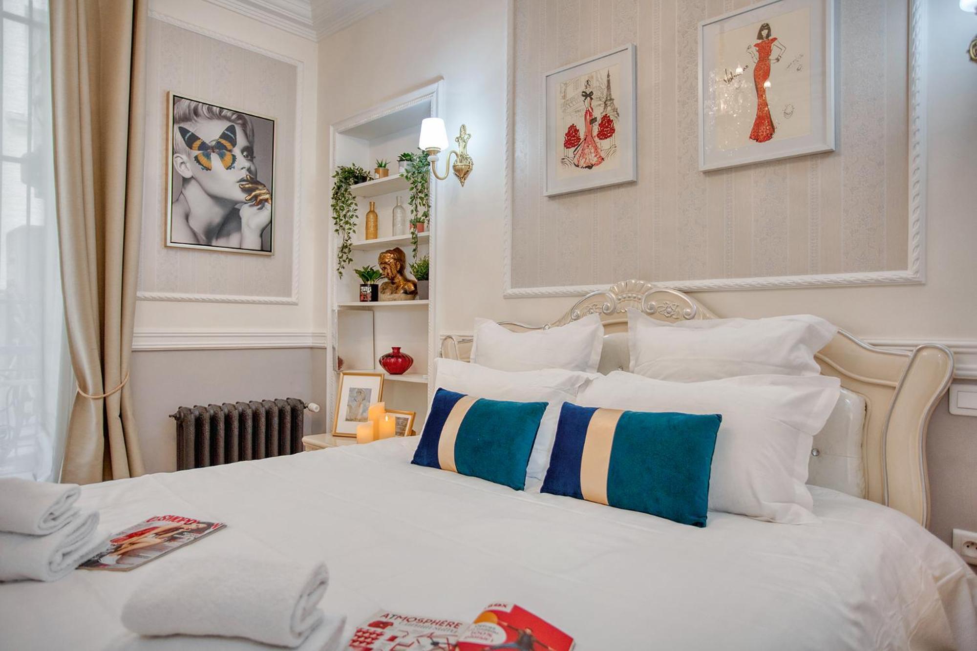 Charmant 150M2 5Ch Romantic - Centre Ville - Clim Paris Dış mekan fotoğraf