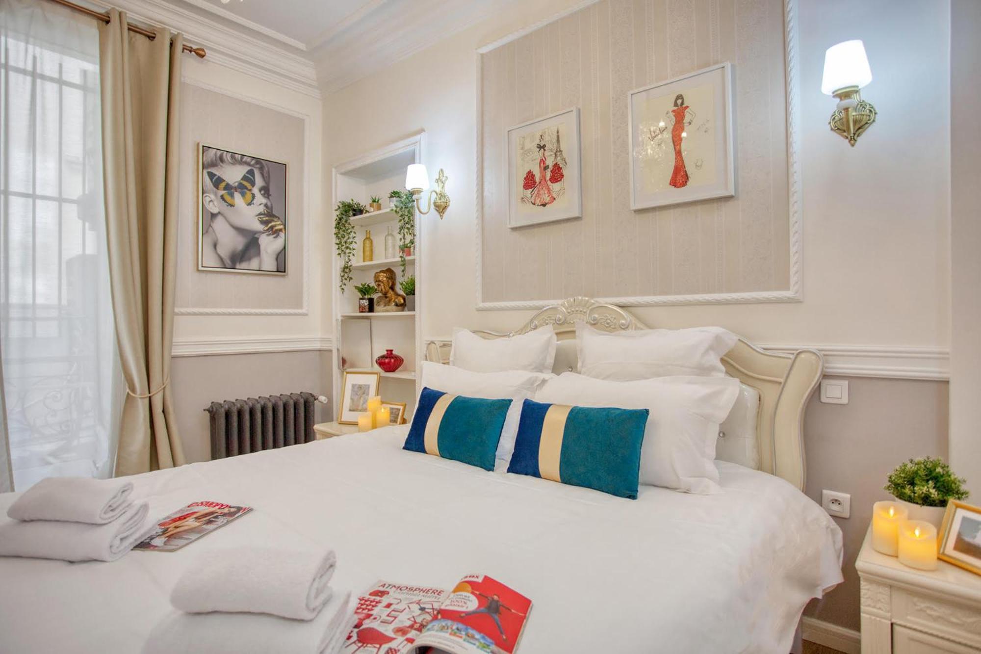 Charmant 150M2 5Ch Romantic - Centre Ville - Clim Paris Dış mekan fotoğraf