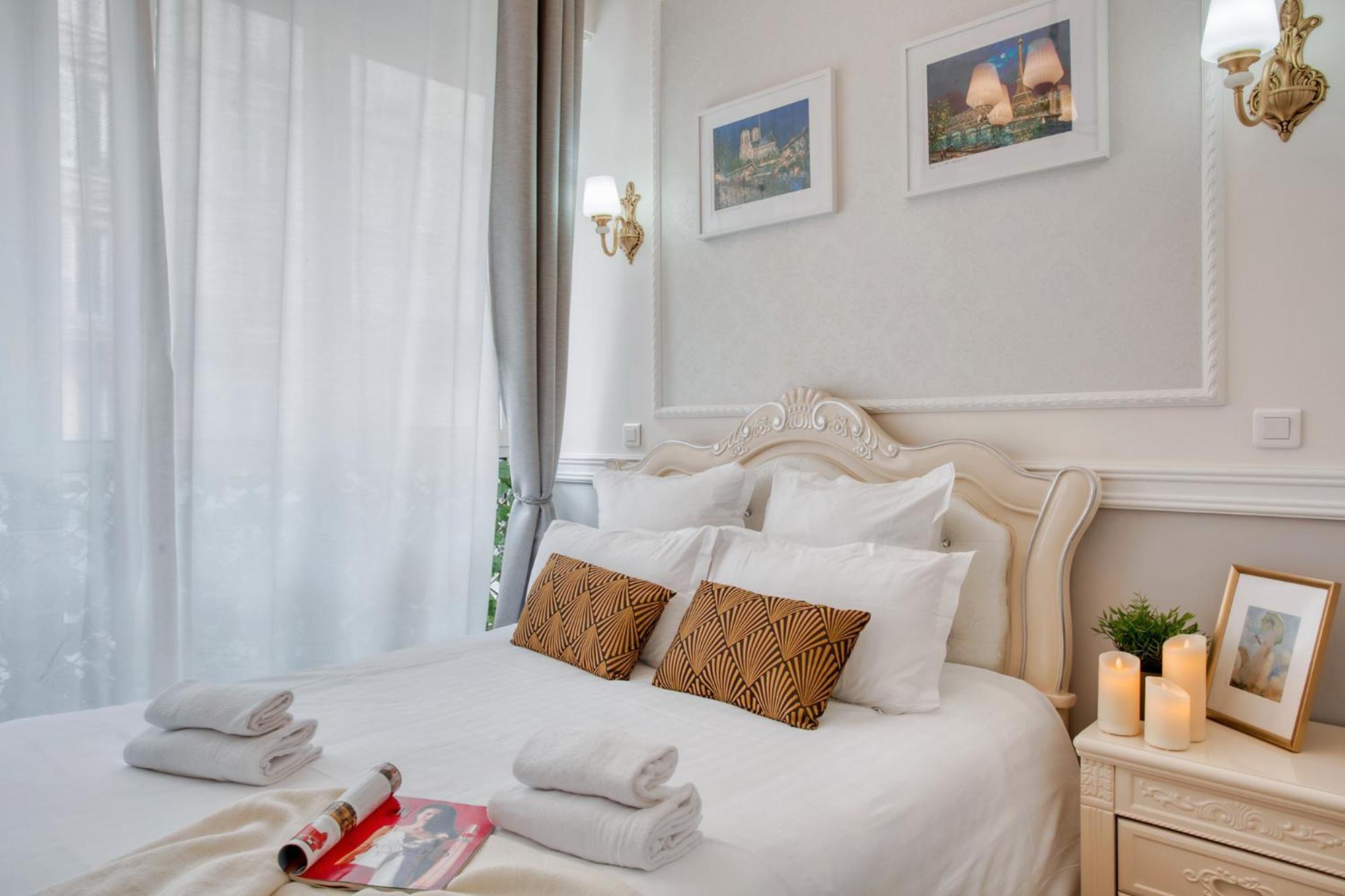 Charmant 150M2 5Ch Romantic - Centre Ville - Clim Paris Dış mekan fotoğraf